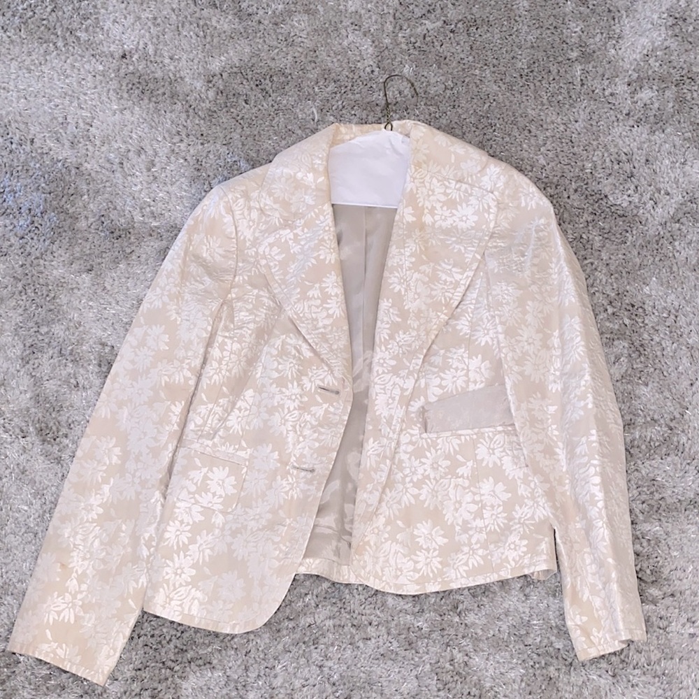 Ann Taylor flower print sport coat